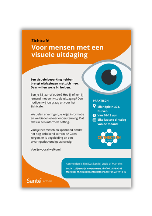 Het Zichtcafé: Voor mensen met een visuele uitdaging