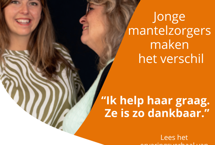 Britt zorgt al sinds haar tiende voor haar moeder 