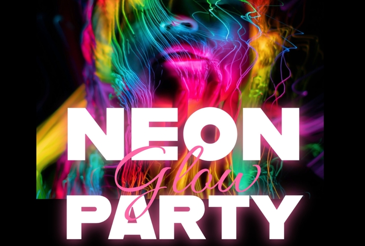 Neon glow party bij Creon