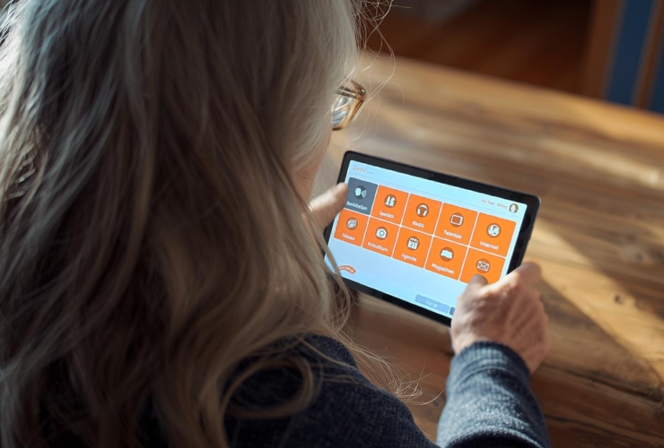 Beeldbellen als extra steun